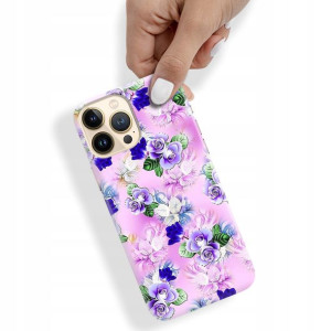 Etui do IPHONE 13 PRO MAX Case Kwiaty Flower Wzory