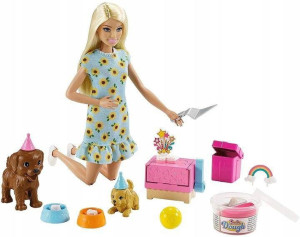 Barbie Lalka Przyjęcie Dla Szczeniaczka