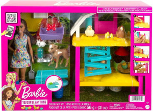 Barbie Zestaw Farma Radosnych Kurek