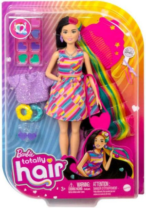 Barbie Lalka Totally Hair Serca Hcm90