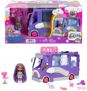 Barbie Extra Minibus Koncertowy + Lalka Mini Minis