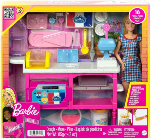 Barbie Zestaw Ciastkarnia + Lalka