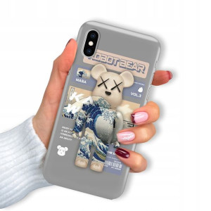 Etui do iPHONE X/XS Case Top Miś Bearbrick Wzory