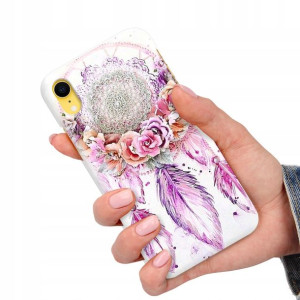 Etui do iPHONE XR Obudowa Case BOHO Leaves Wzory