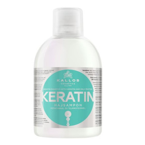 Kallos KJMN szampon do włosów z keratyną i proteinami mlecznymi 1000ml
