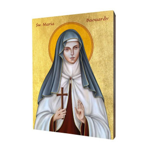 Ikona święta Maria Baouardy, Mała Arabka, format 20x25 cm