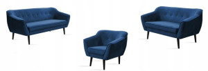 Zestaw Styl Skandynawski Sofa 3+2+1 Nowość Kolory