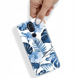 Etui do NOKIA 8.1/ X7 Case Kwiaty Flower Top Wzory
