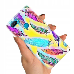 Etui do OPPO A12 Obudowa Case BOHO Leaves Wzory
