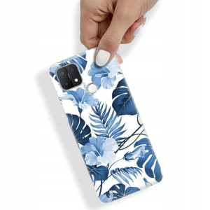 Etui do OPPO A15 Case Kwiaty Flower Kobiece Wzory