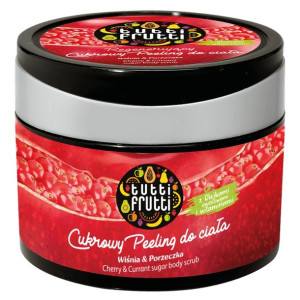 TUTTI FRUTTI Wiśnia & Porzeczka cukrowy peeling do ciała 300g