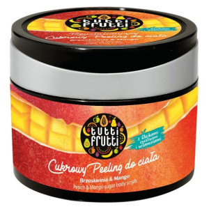 TUTTI FRUTTI Brzoskwinia & Mango cukrowy peeling do ciała 300g