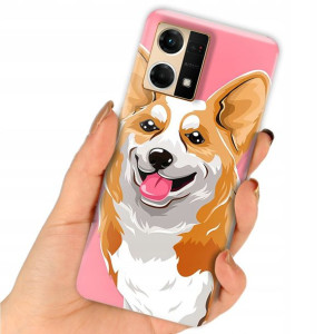 Etui do OPPO RENO 7 4G Zwierzątka Pieski Top Wzory