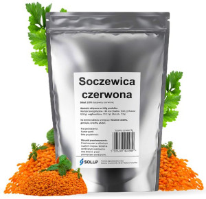 SOCZEWICA CZERWONA dietetyczna zdrowa naturalna 1kg