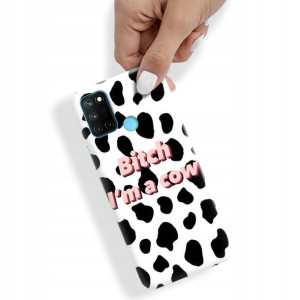 Etui do REALME C17 RMX2103 Case KRÓWKA COW Wzory