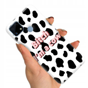 Etui do REALME C25 Obudowa Krówka Moo Top Wzory