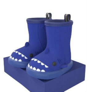 Kalosze Dziecięce Rekiny Shark-i Gumowe Buty 25-26