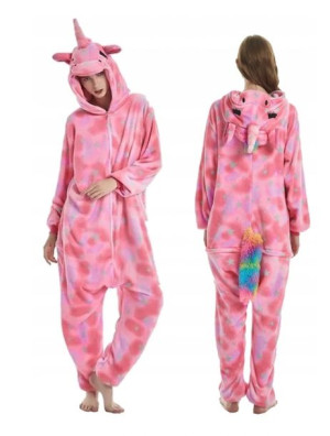 Jednorożec Onesie Unicorn Gwiazdki Pizama Dres S