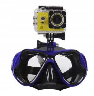Maska Pół-pełna Do Nurkowania Snorkelingu Uchwyt