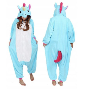 Onesie Jednorożec Dres Przebranie Kigurumi L