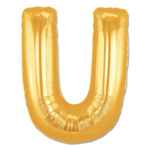 100 Cm Duży Balon-y Foliowy Alfabet Litera U