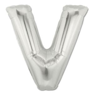 Duży Balon-y Foliowy Alfabet Litera V 40cm