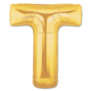 100cm Duży Balon Foliowy Foliowe Alfabet Litery T