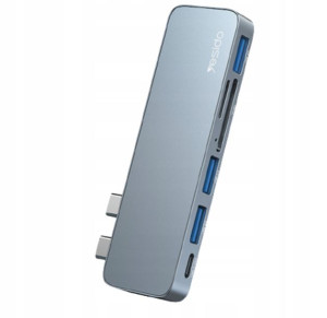 Hub Adapter Do Laptopa Macbooka Pro Air Usd Sd 6w1
