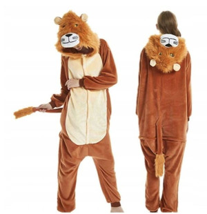 Lew Onesie Przebranie Piżama Kigurumi Dres M