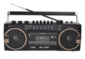 Radio Magnetofon Kasetowy Cmik Kaseta Głośnik
