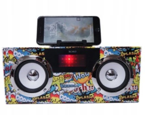Duży Mocny Głośnik Bluetooth Bumbox Mocny Boombox