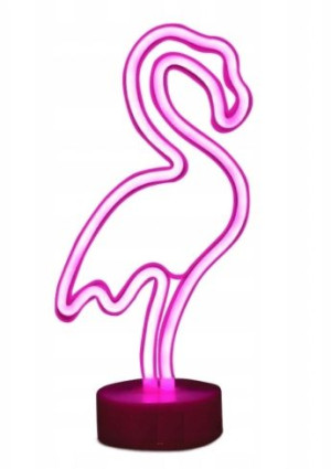 Lampka Led Neon-owa 3d Flaming Na Baterie Prezent