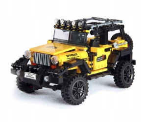 Klocki Pojazd Jeep Offroad Samochód Żółty Rubicon