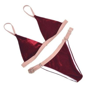 Strój Kąpielowy Dwuczęściowy Bikini Velvet Welur S