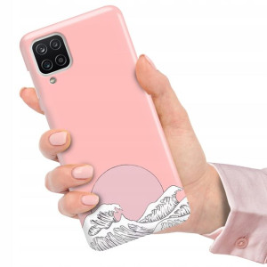 Etui do SAMSUNG A12 Obudowa Flower Kwiaty Wzory