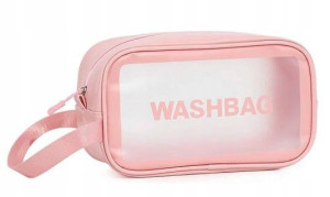 Przeźroczysta Kosmetyczka Washbag Podróżna Duża