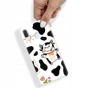 Etui do SAMSUNG A20e Obudowa KRÓWKA COW Case Wzory