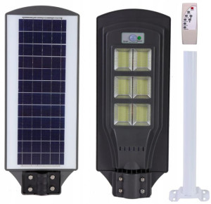 Lampa Solarna Latarnia Uliczna Pilot Uchwyt 300w