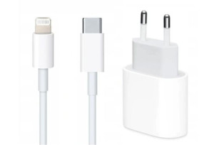 Ładowarka Zasilacz Qc Usb-c Do Iphone 11/12 +kabel