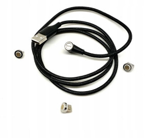 Kabel Magnetyczny 3w1usb-c Micro Lightning