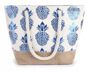 Duża Torba Plażowa Shopper Na Plaze Torebka Damska