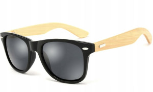 Modne Okulary Przeciwsłoneczne Drewniane Unisex