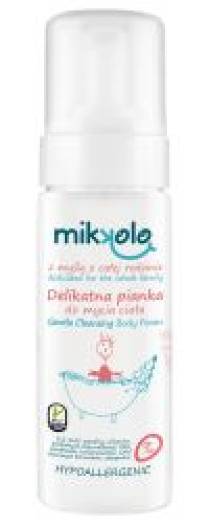 Mikkolo, Delikatna pianka do mycia ciała dla dzieci, 150ml