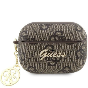 Etui Guess GUAP2G4GSMW Apple AirPods Pro 2 cover brązowy/brown 4G Charm Col
