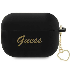 Etui Guess GUAP2LSCHSK Apple AirPods Pro 2 cover czarny/black Silicone Char