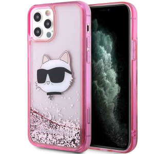 Etui Karl Lagerfeld KLHCP12MLNCHCP Apple iPhone 12/12 Pro różowy/pink hardc