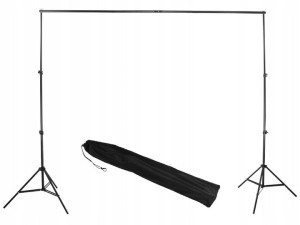 ZESTAW do TEŁ TŁA Belka 175cm Statywy 190cm + Etui