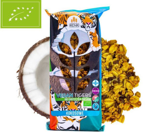 Ciastka owsiane kokosowe wegańskie Bezglutenowe Bio 120 g Irenki Vegan Tige