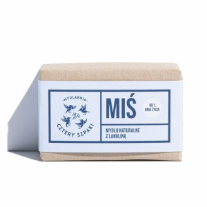Mydlarnia 4Szpaki, Mydło MIŚ z Lanoliną, 110g