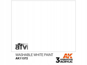 Farba akrylowa Washable white paint AK11372